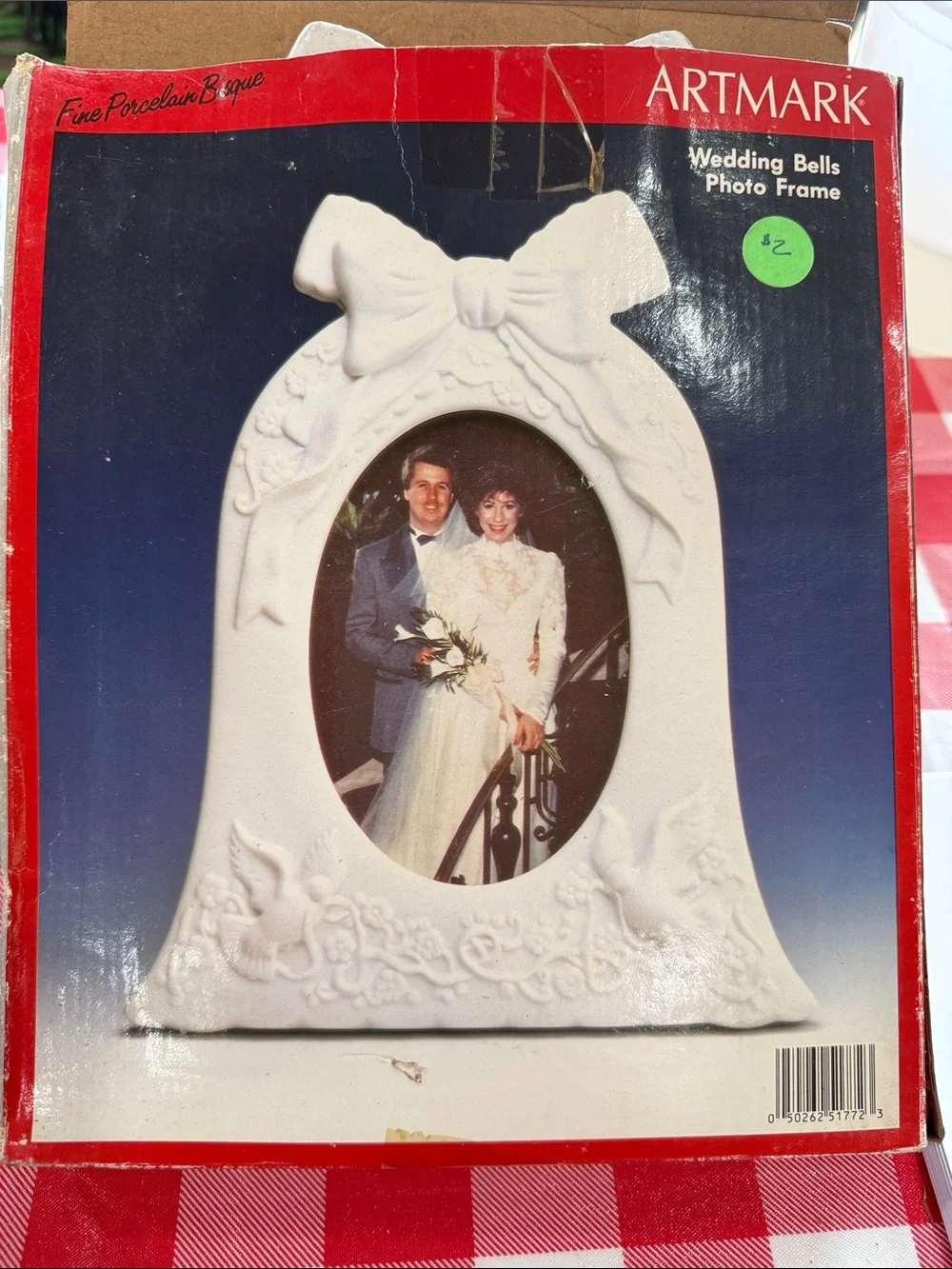 Vintage Wedding Bells Photo Frame